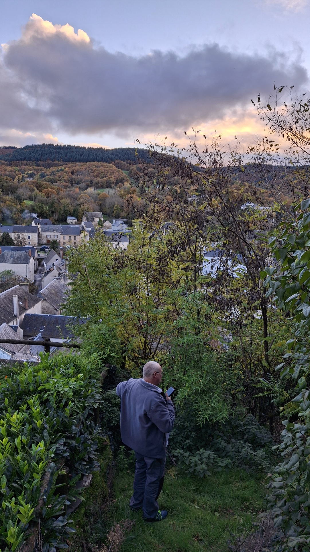 TERRAIN AVEC MAISON EN PIERRE AVEC GROS-OEUVRE A RESTAURER  - BERTHOLENE