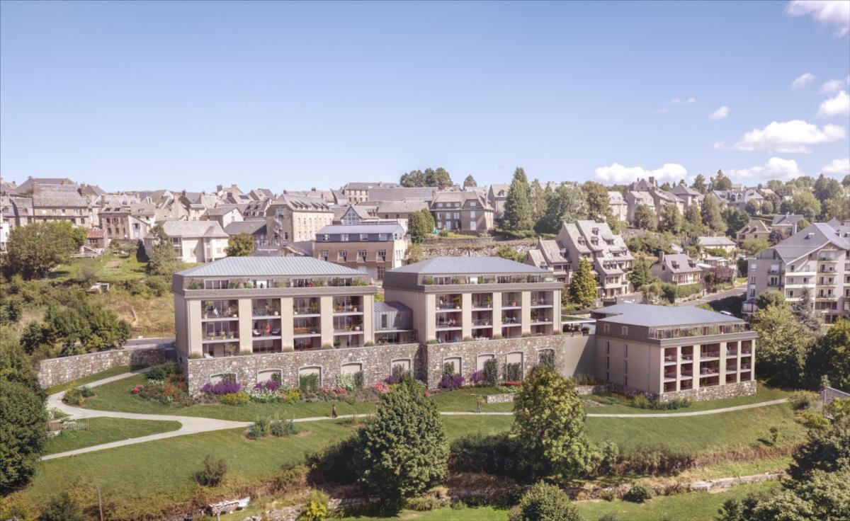 LAGUIOLE, Splendide Type 2 avec Grande Terrasse, Ascenseur et DPE A